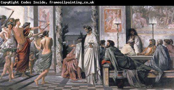 Anselm Feuerbach Art hall national the Gastmabl the Plato